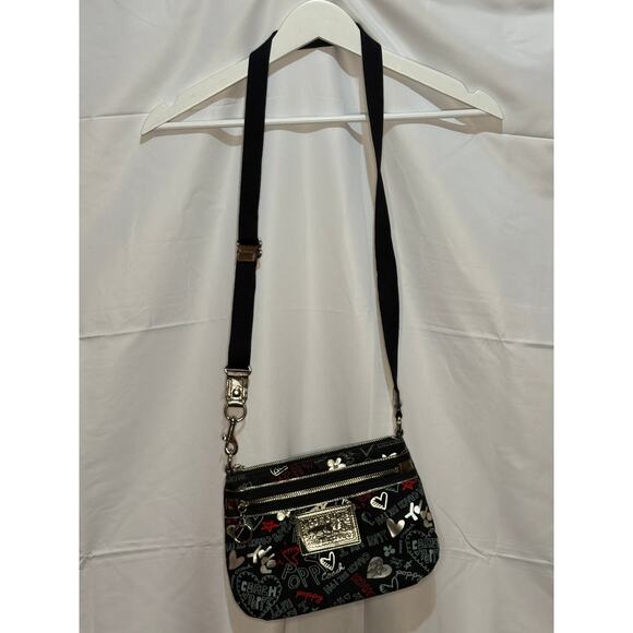 Coach Heart Poppy Purse Tote Graffiti Swing Shoulder Bag Limited Edition - Picture 6 of 9